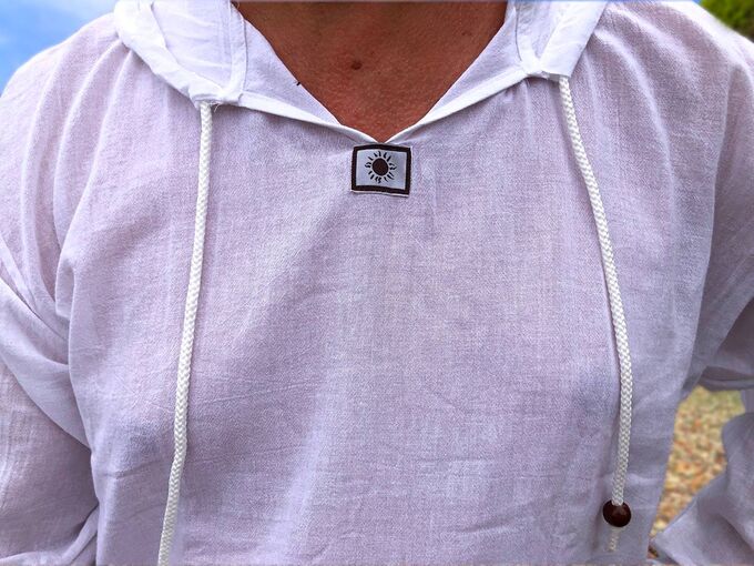 Союз Восток Рубашка мужская для пляжа капюшон .2XL