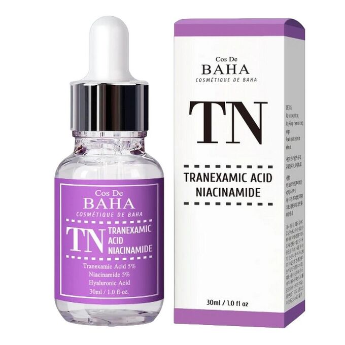 Cos De BAHA Сыворотка для лица осветляющая с транексамовой кислотой 5% TN Tranexamic Serum, 30 мл