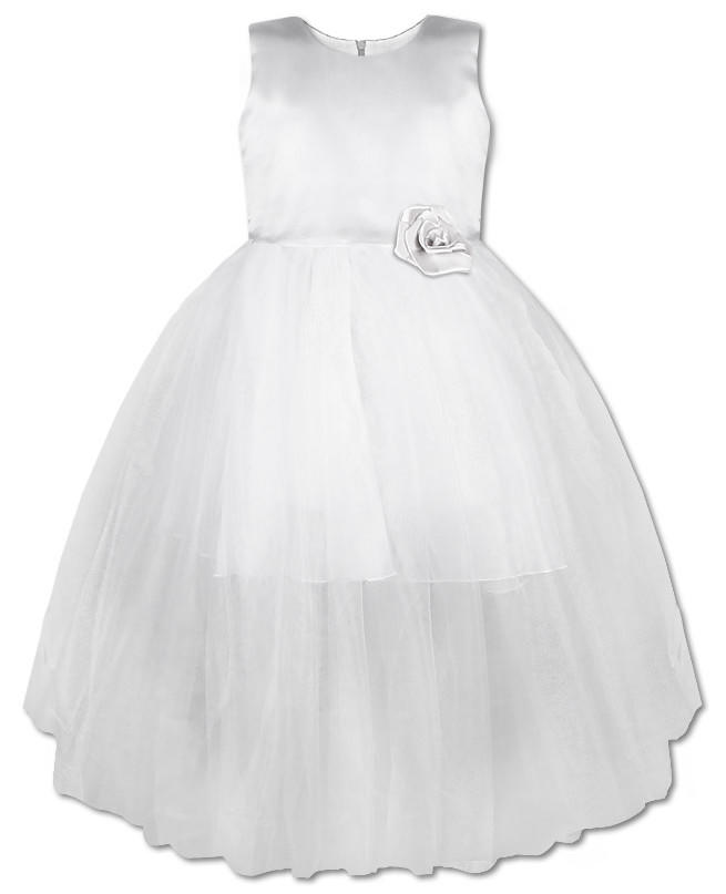 Нарядное белое платье для девочки Цвет: белый