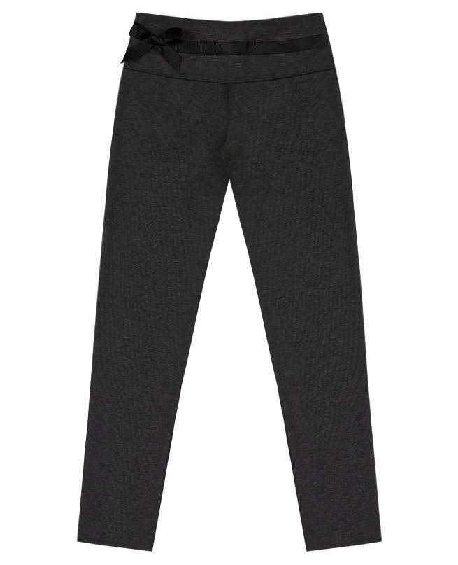 Серые школьные брюки для девочки Цвет: серый