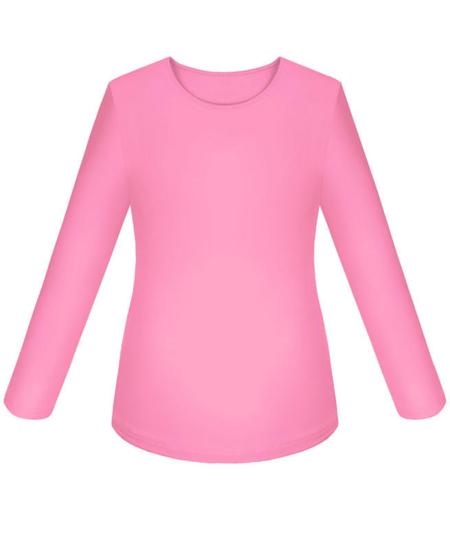 Розовая школьная блузка для девочки Цвет: розовый