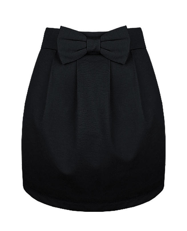 Школьная черная юбка для девочки Цвет: черный