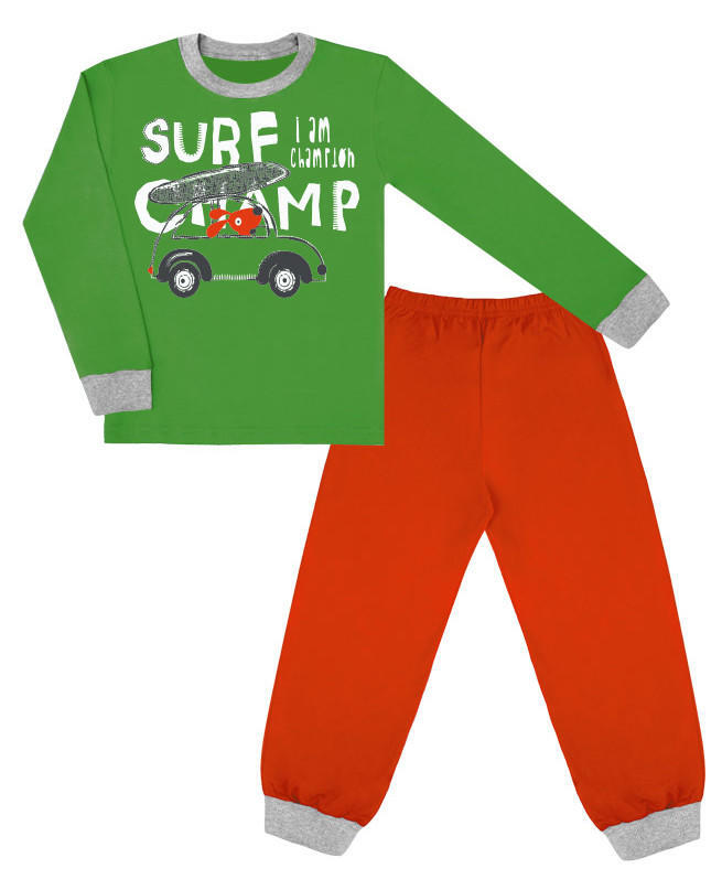 Пижама для мальчика Цвет: зеленый