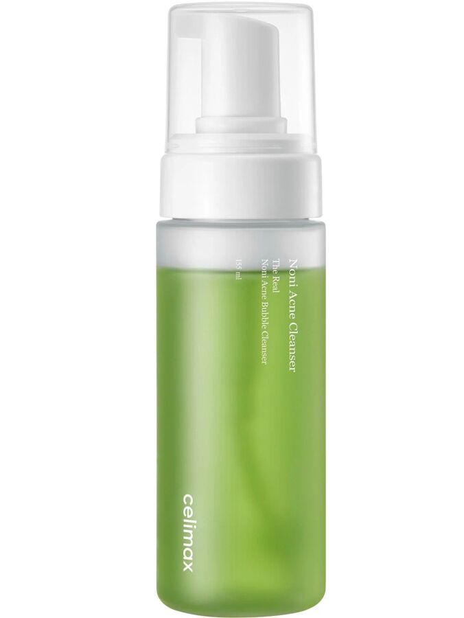 Celimax Мягкая очищающая пенка на основе нони The Real Noni Acne Bubble Cleanser, 155 мл