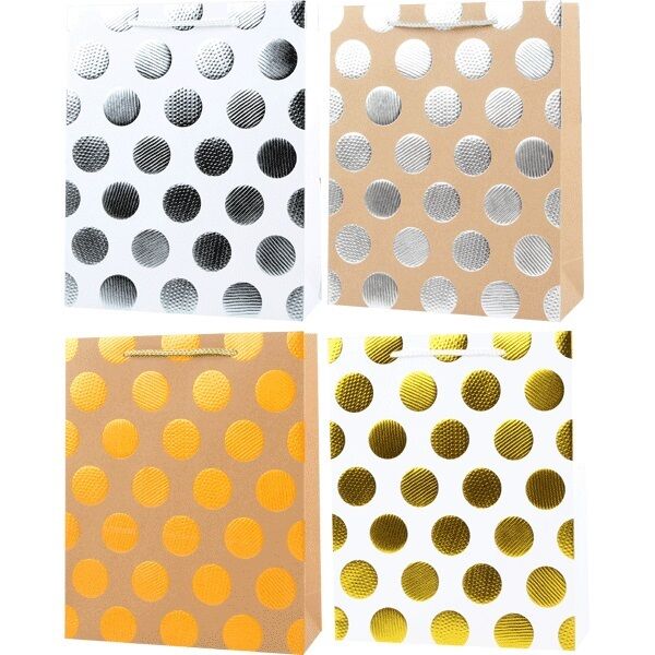 Пакет подарочный 26x32x10см deVENTE Polka dots 9041115