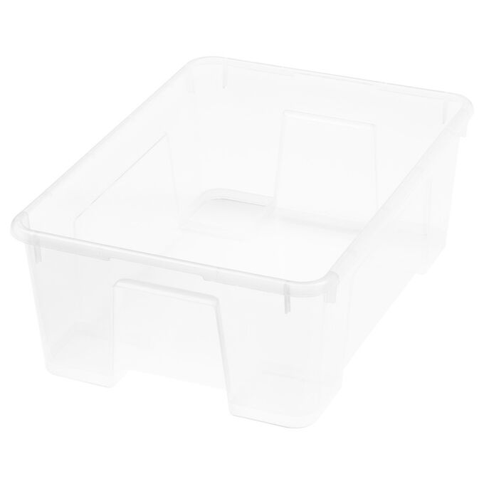 IKEA САМЛА Контейнер, прозрачный. 39x28x14см,11л