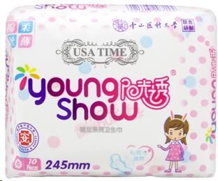 YoungShow Young Show USA time прокладки гигиенические (10шт) дневн.с крылышк. 24,5см м/уп 1 уп. 24шт 7144-2 297144