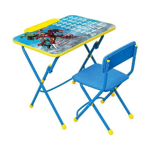 Д2А К-т Стол скл. с пеналом,стул мягкий &quot;Disney2&quot;Команда Мстител