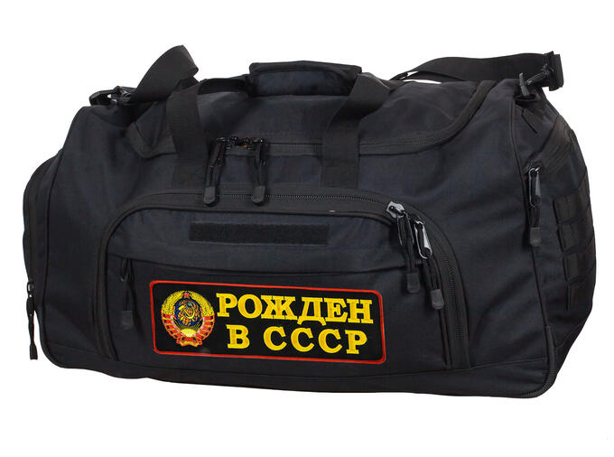 Сумка большая Военная 08032b Black
