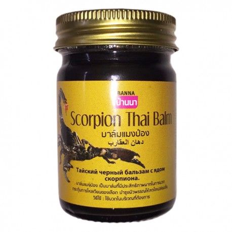 Banna Тайский чёрный бальзам Cкорпион