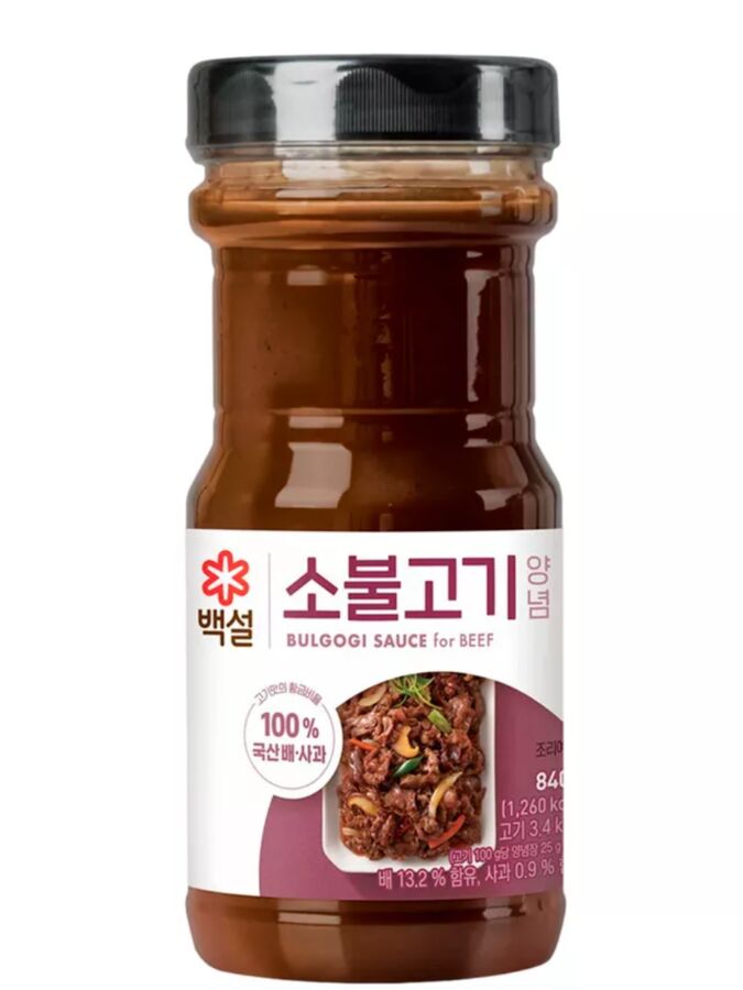 Соус и маринад Пульгоги для говядины, 840 г (Bulgogi sause for beef) Ю.Корея CJ CheilJedang