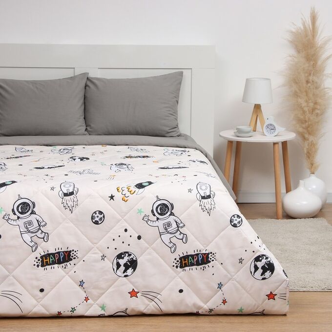 Покрывало LoveLife 1,5 сп Astronaut 150*210±5 см, новосатин, 100%п/э