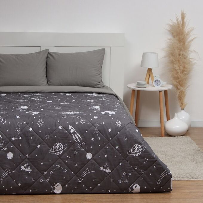 LoveLife Покрывало Love Life 1,5 сп Space trip 150*210±5 см, новосатин, 100% п/э