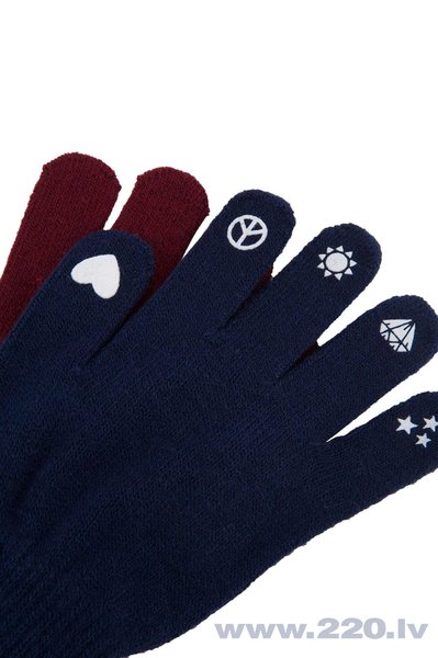 Комплект женских перчаток 2 пары