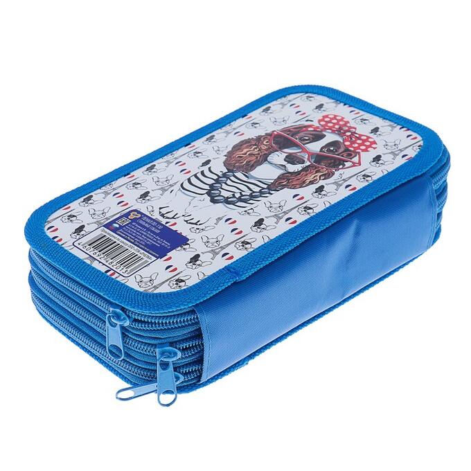 Пенал с 3d-эффектом. Пенал 3 секции. (россия, пчелка тпк). Пенал охотника. Npn_35089.