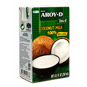 Кокосовое молоко AROY-D  250мл, Tetra Pak  1*36
