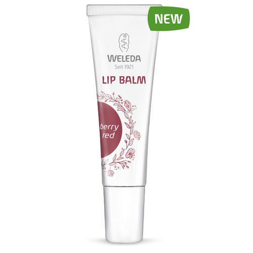 Увлажняющий бальзам для губ Berry red Weleda