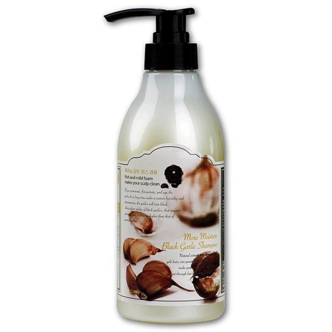 3W CLINIC More Moisture Black Garlic Shampoo Шампунь для волос Черный чеснок  500мл