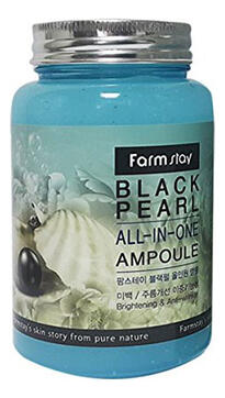 FarmStay Black Pearl All-In One Ampoule Жемчужная омолаживающая сыворотка 250мл.