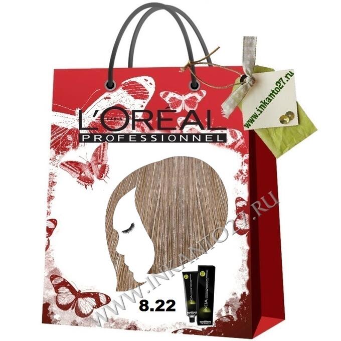 Loreal Professionnel Inoa ODS2 Крем-краска без аммиака 8.22 Светлый блондин интенсивный перламутровый, 60 мл.