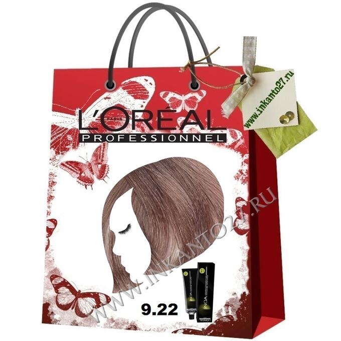 Loreal Professionnel Inoa ODS2 Крем-краска без аммиака 9.22 Очень светлый блондин глубокий перламутровый, 60 мл.