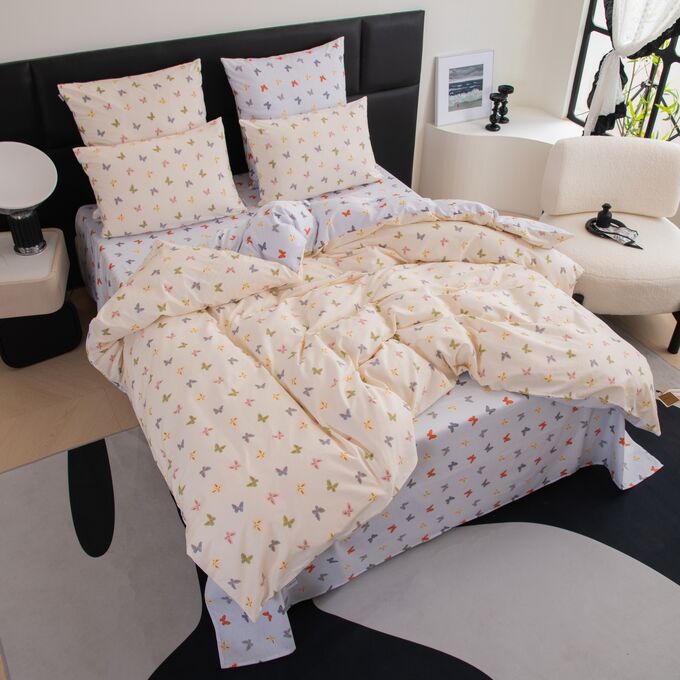 Viva home textile Комплект постельного белья Сатин 100% хлопок C634