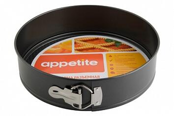 Appetite Форма для выпечки антипригарная  26х7см круглая разъем