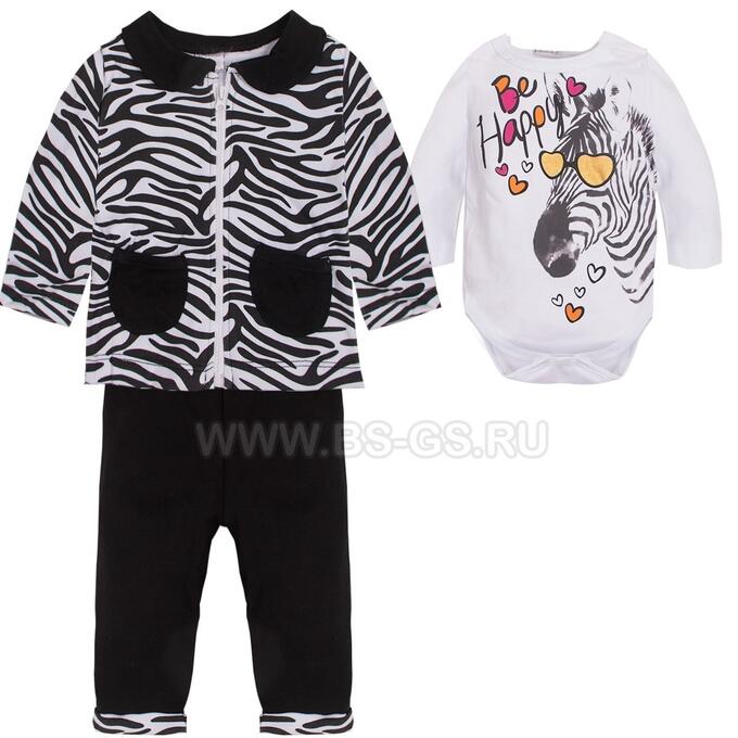 Комплект Donino Zebra с кофточкой для малышки