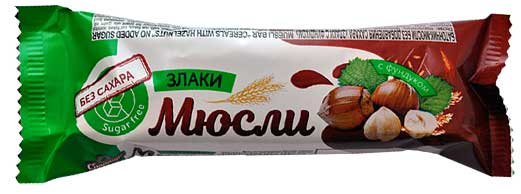 Батончики мюсли без сахара