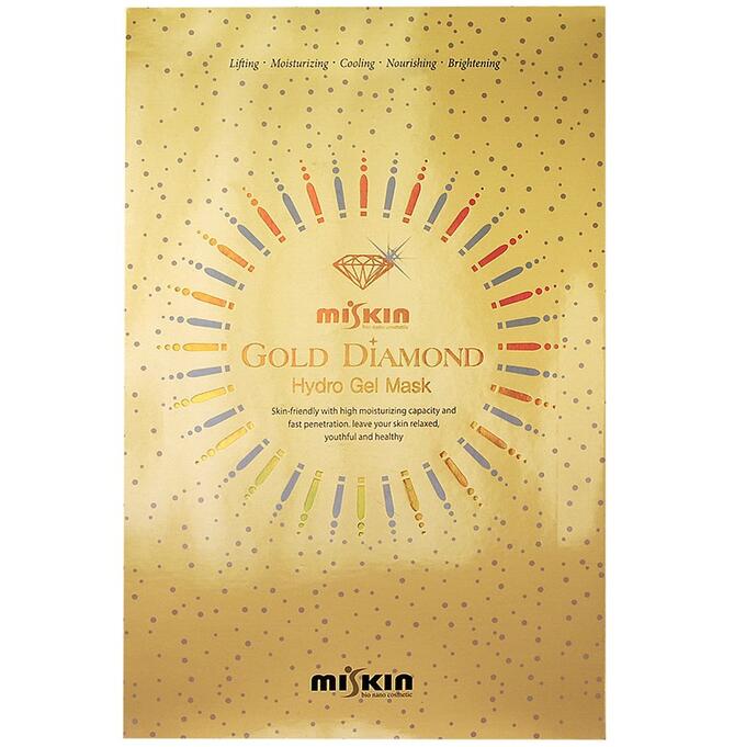 MISKIN GOLD DIAMOND HIDRO GEL MASK Гидрогелевая бриллиантовая маска с коллоидным золотом