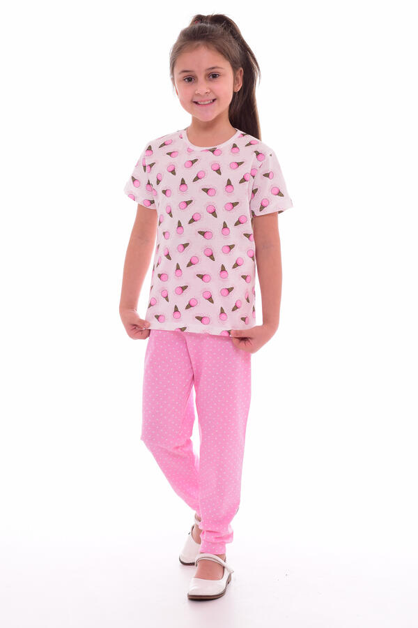 Новое кимоно Пижама подростковая 12-036а (розовый)