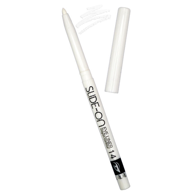 Triumph cosmetics Карандаш контурный д/глаз TF Slide-on eye liner, тон 14 white/белый автоматический