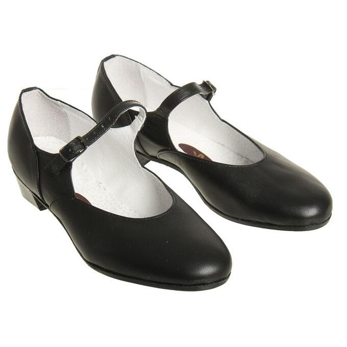 СИМА-ЛЕНД Туфли народные женские, длина по стельке 20 см, цвет чёрный