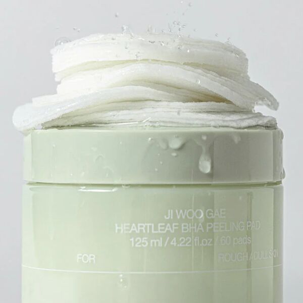 CELIMAX Тонизирующие пилинг-пэды с BHA-кислотой 60 шт. JI WOO GAE HEARTLEAF BHA PEELING PAD