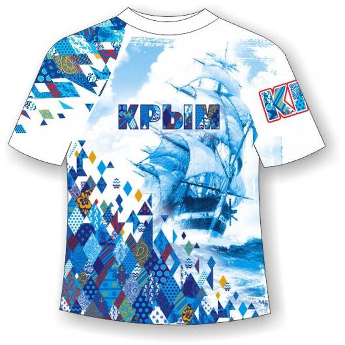 Мир Маек Детская футболка Крым-Ромбы