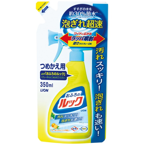 Lion Look Spray For Bathroom Refill For Spray Чистящее средство д/ванны, аромат Апельсина (сменный блок), 350мл /до 06.23г.