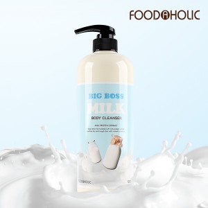 FOOD@HOLIC Увлажняющий гель для душа с протеинами молока FOODAHOLIC Big Boss Milk body cleanser  1000мл