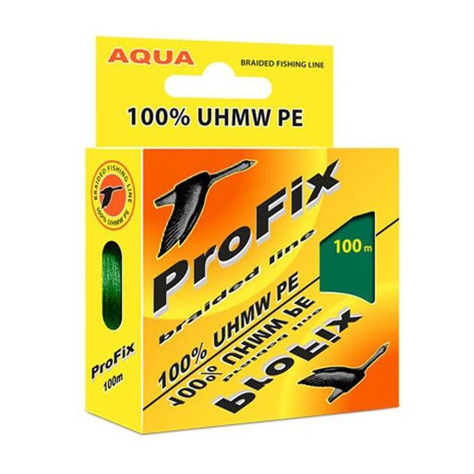 Леска плетёная Aqua ProFix Dark green, d=0,30 мм, 100 м, нагрузка 22,0 кг