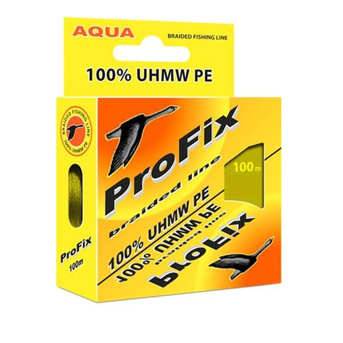 Леска плетёная Aqua ProFix Olive, d=0,18 мм, 100 м, нагрузка 11,2 кг