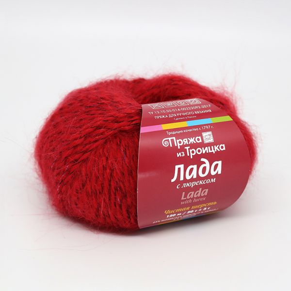 Wool 7. Троицкая пряжа мохер красный. Лада Троицкая пряжа цвета.