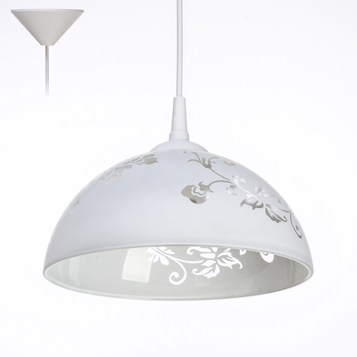 Светильник Ладера Рочелл1 лампа E27 40Вт белый д.250