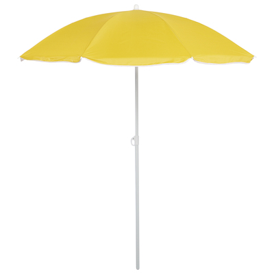 Зонт пляжный Классика d=160 cм, h=190 см, цвета микс