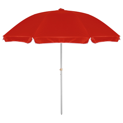 Зонт пляжный Классика d=260 cм, h=240 см, цвета микс