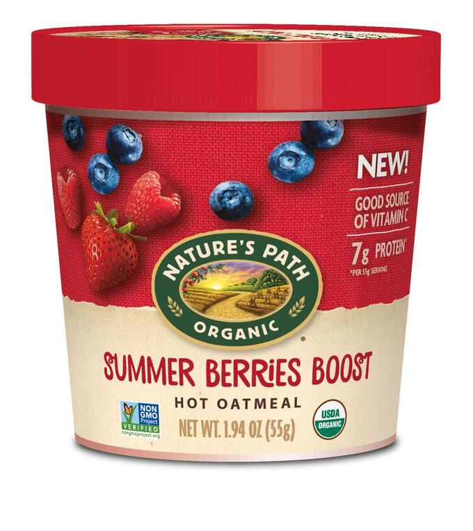 Summer Berries Boost Hot Oatmeal Овсяная каша быстрого приготовления «Летние ягоды»