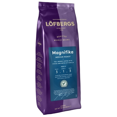 Кофе средне-тёмной обжарки LOFBERGS &quot;MAGNIFIKA&quot;, 100% арабика