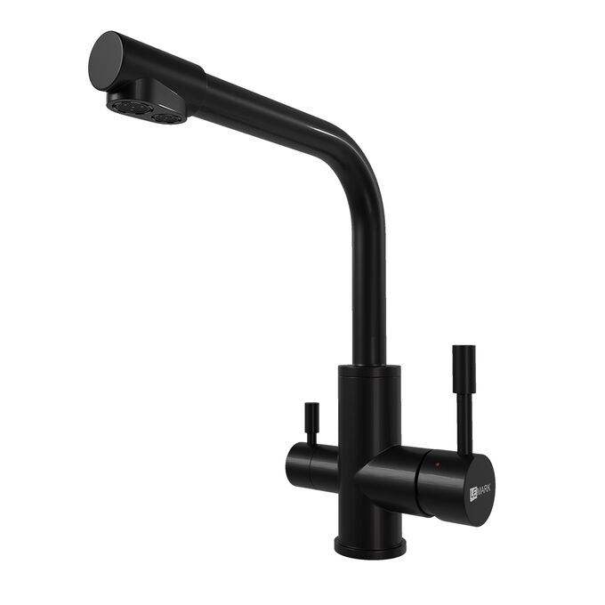 LEMARK LM5061BL &quot;Эксперт&quot; Смеситель для кухни с подключением к фильтру питьевой воды, черный