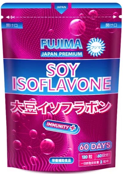 FUJIMA SOY ISOFLAVONE Соевый изофлавон для женской красоты и здоровья, 120 капсул, курс на 60 дней