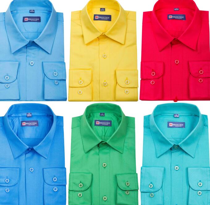 Яркие рубашки для мальчиков