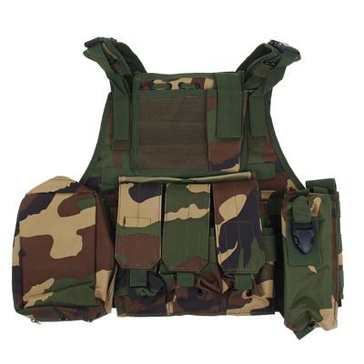 Жилет разгрузочный KINGRIN Tactical vest (Woodland) VE-03-WL