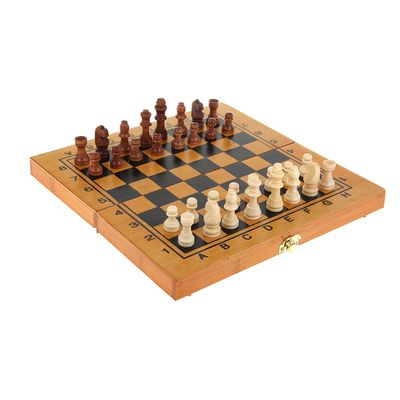 Настольная игра 3 в 1 &quot;Премьер&quot;: нарды, шахматы, шашки, доска и фигуры дерево 29х29 см набор